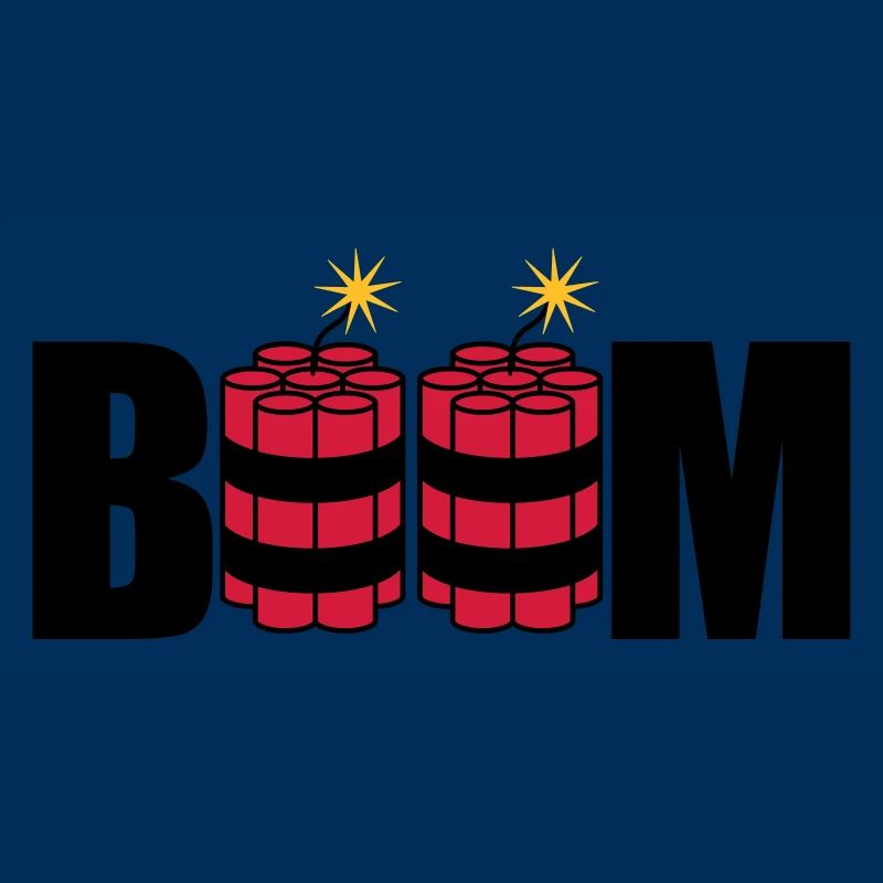 boom allumé tnt dynamite explosion explosion