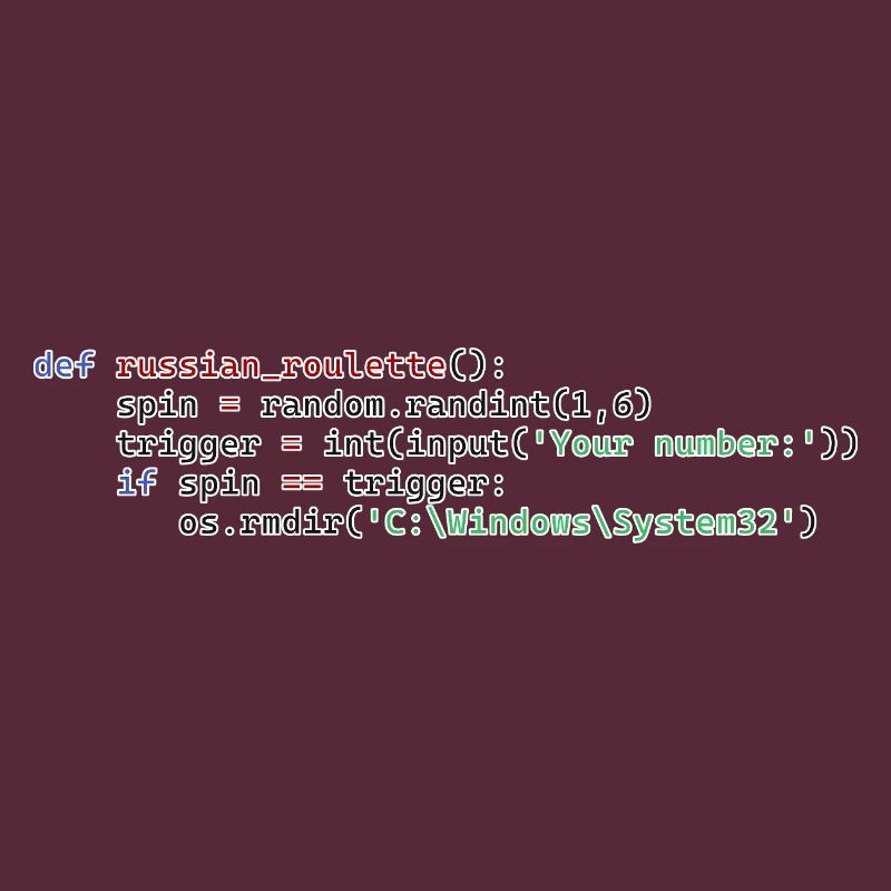 Roulette russe Python