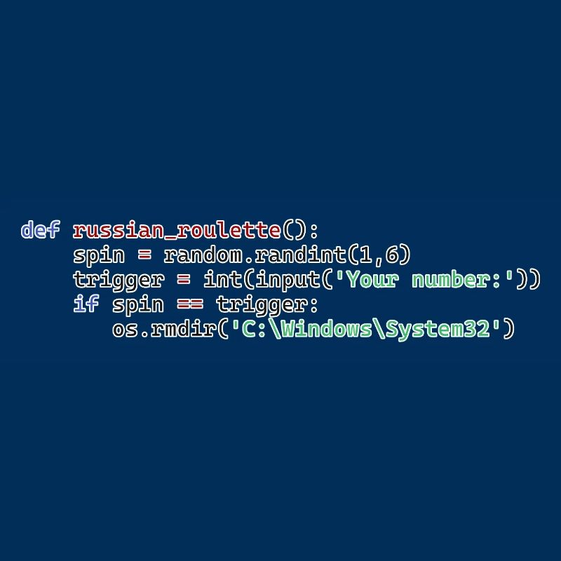 Roulette russe Python