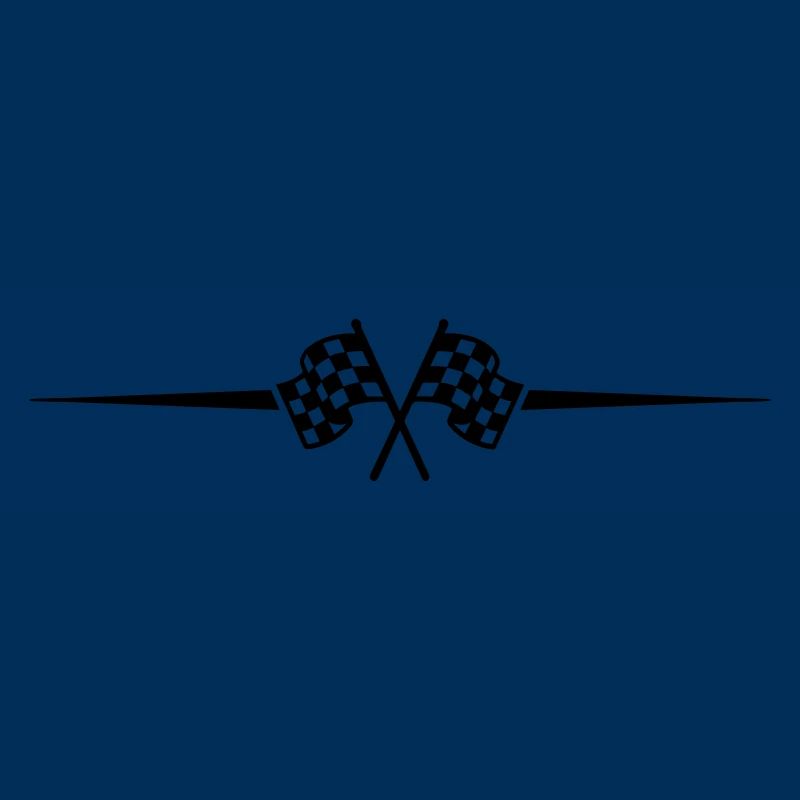 Icône de course de drapeau de course