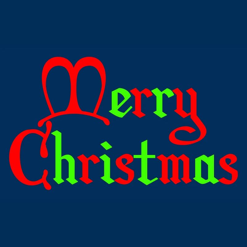 Merry Christmas Gothic Script