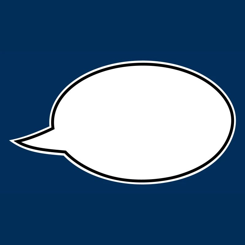 Speech bubble comic right