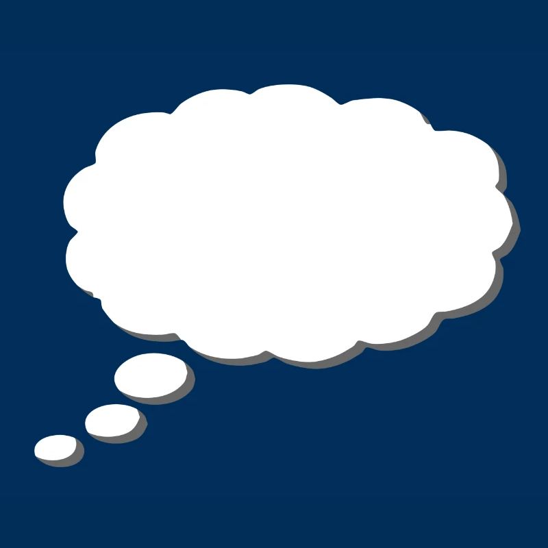 Thought Cloud, Thinkbubble. To personalize