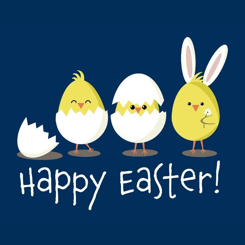 Happy Easter Chick Egg Easter Egg