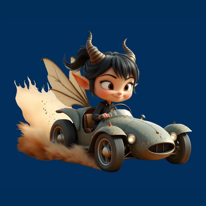 Gobelin d’aventure dans un wagon de sable
