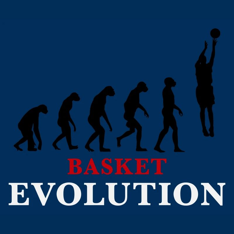 Basket Evolution Sport und Humor 3c