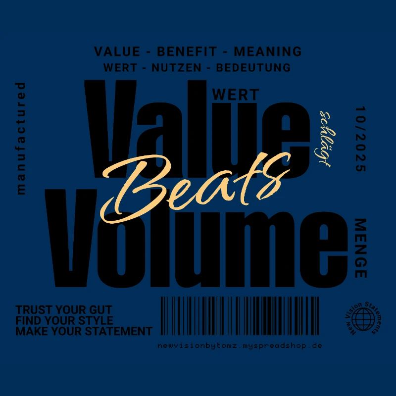 Value Beats Volume – Statement Design (Hell)