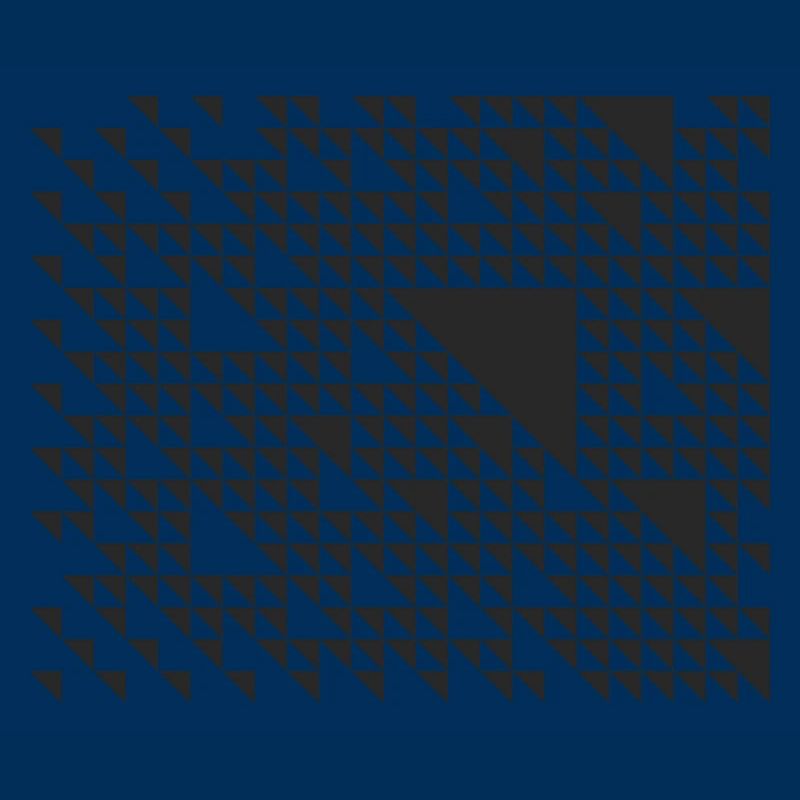 geometric triangles pattern design