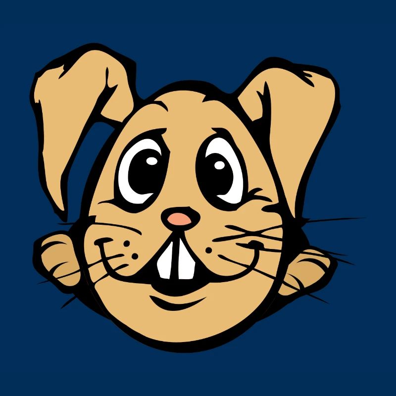 Rabbit! comic bunny egg funny egghead Easter