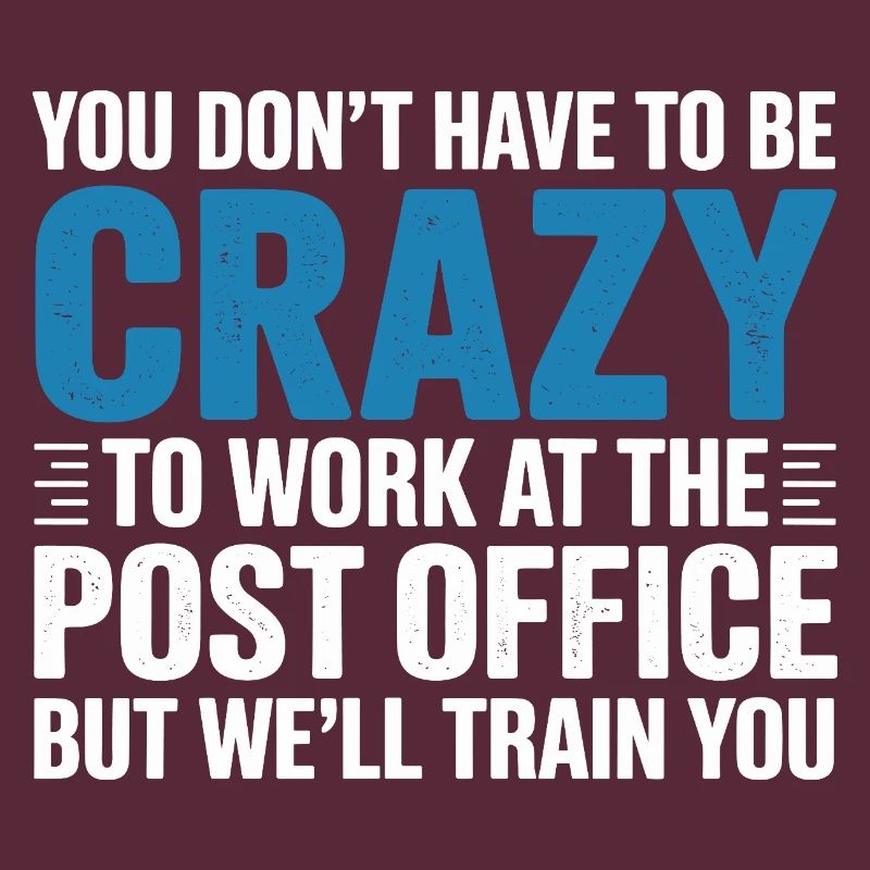 Funny Mail Carrier Postal Post Office Worker