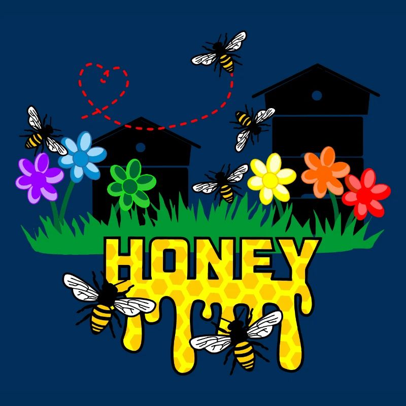 Honiggewächshäuser oder Bienenstöcke mit Bienen