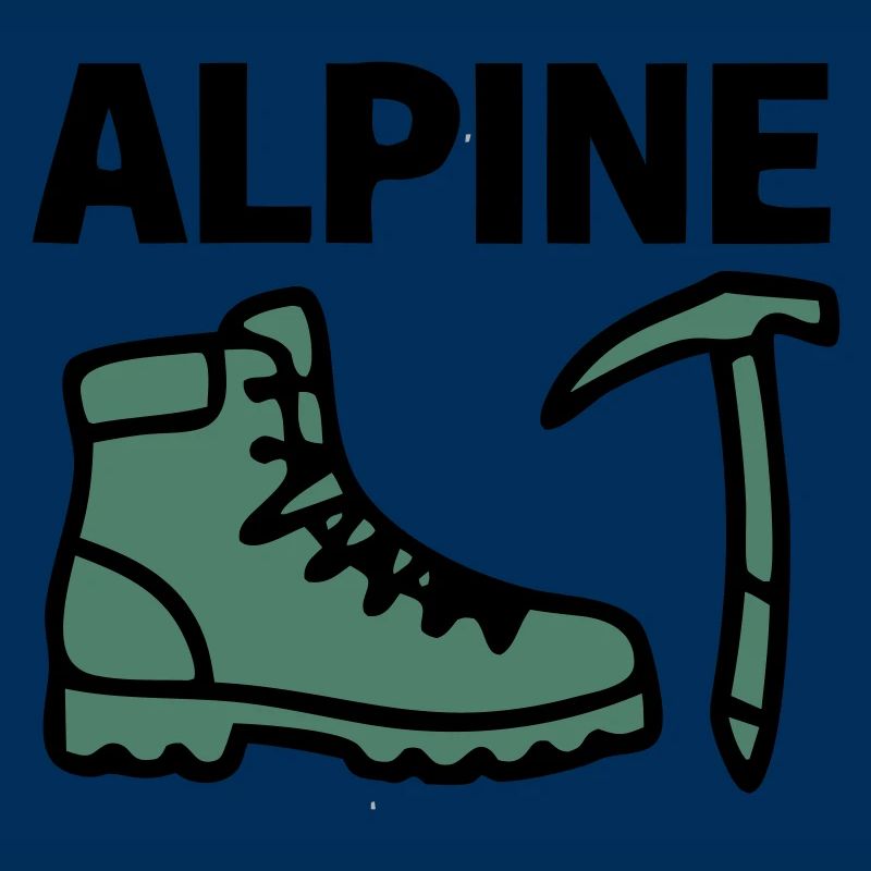 Wanderschuh Eispickel Alpine Bergsteigen Klettern