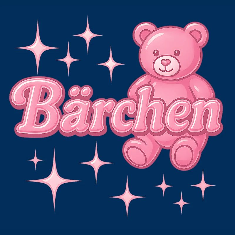 bärchen / y2k spitzname statement design