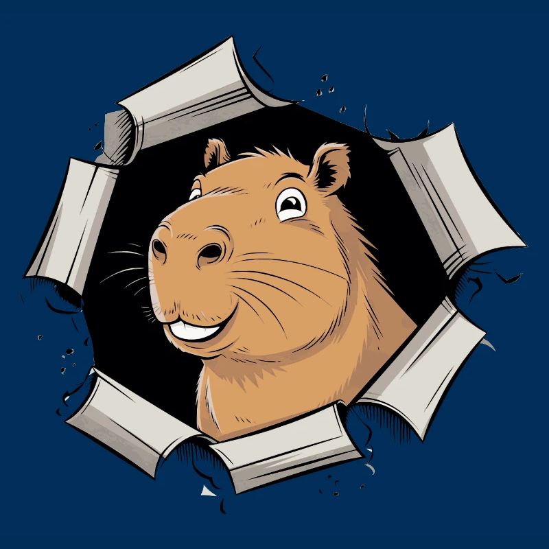 Capybara Comic – friedlicher Durchbruch