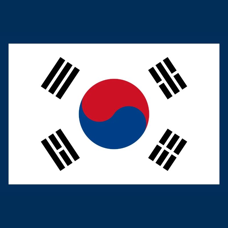 Drapeau de la Corée du Sud