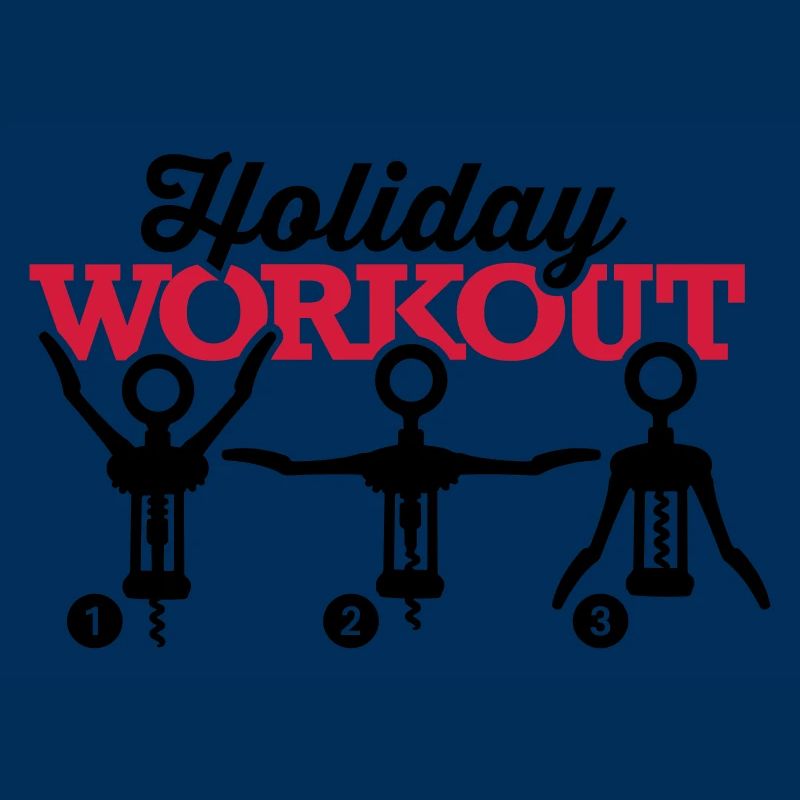 Holiday workout corkscrew