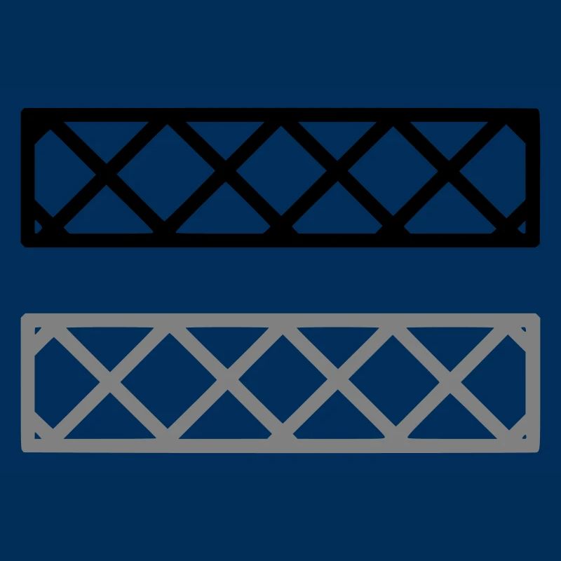 Fence Grid Pattern Frame