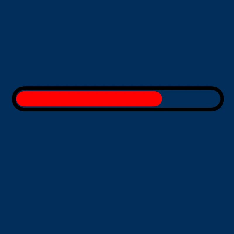 Black red loading bar