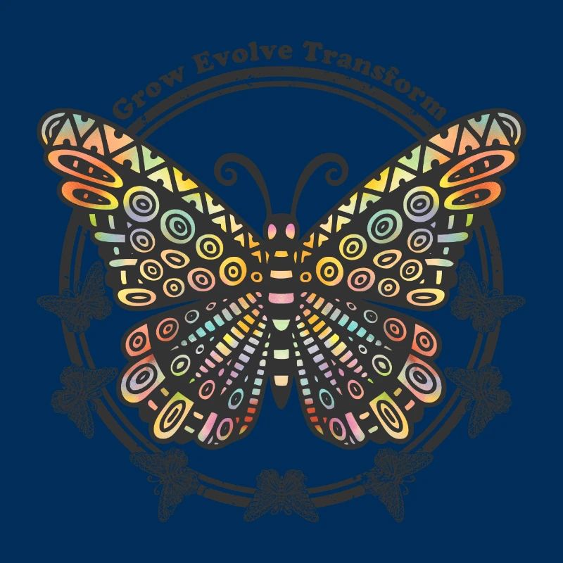 Boho Style Butterfly - Grow Evolve Transform