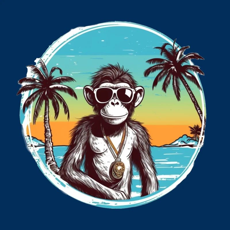 Cool Monkey*Summer Beach Design