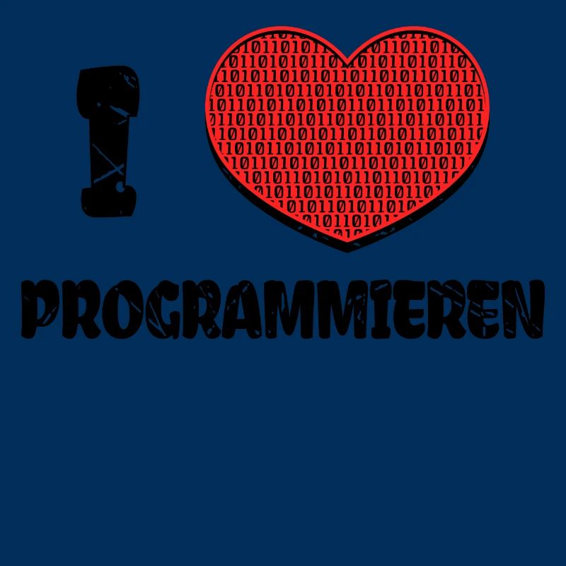 Developer Herz Webentwickler Statement Computer
