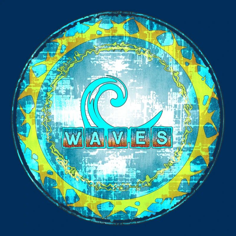 Abstract Waves Pattern