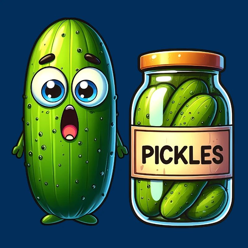 La situation difficile des cornichons au concombre : choqué et choqué !