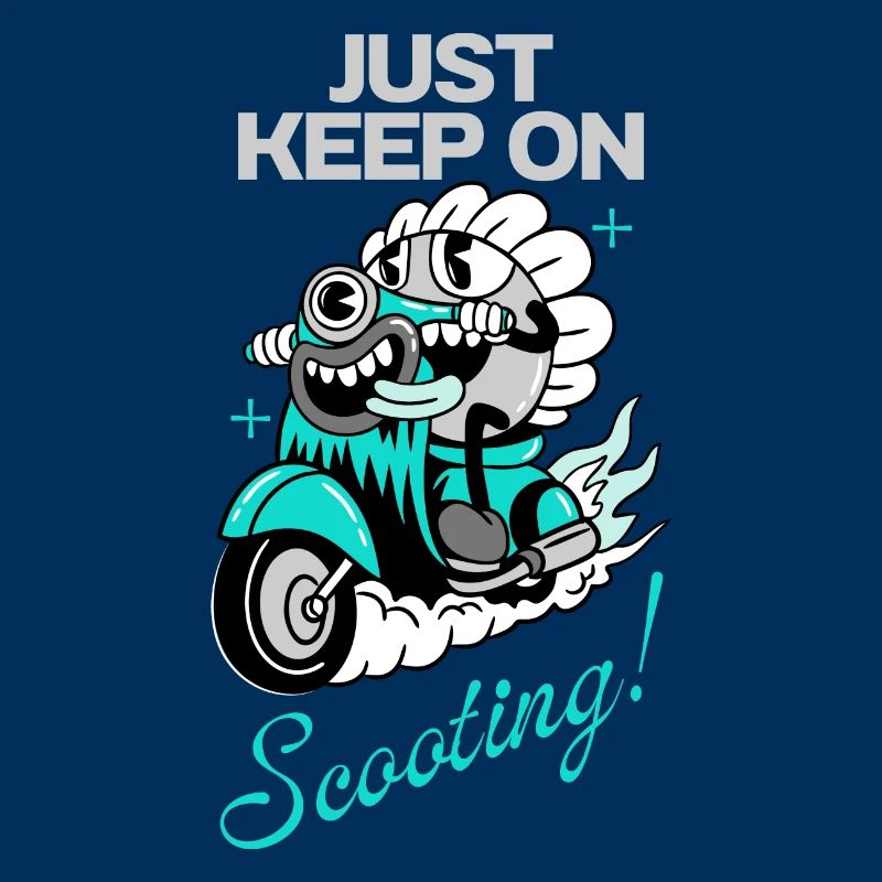 Just Keep On Scooting – Comic Scooter Fun