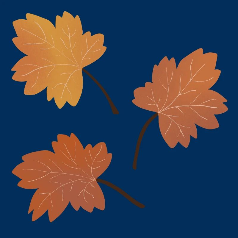 Autumn Maple Leaf Pattern for Cozy Apparel