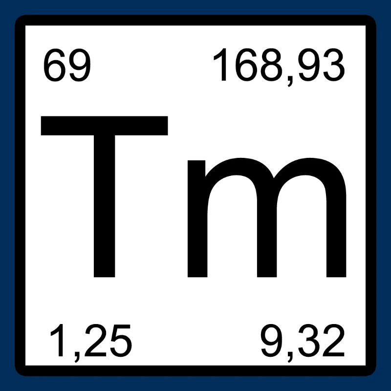 Conception des éléments de thulium