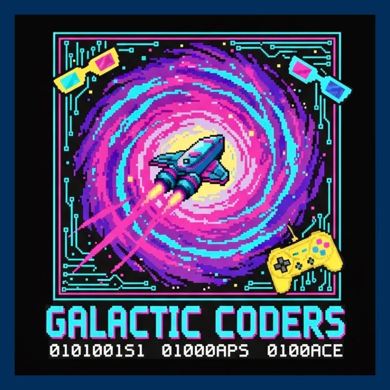 Codeurs galactiques Neon Pixel