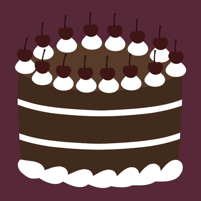 Cherry Chocolate Black Forest Layer Cake
