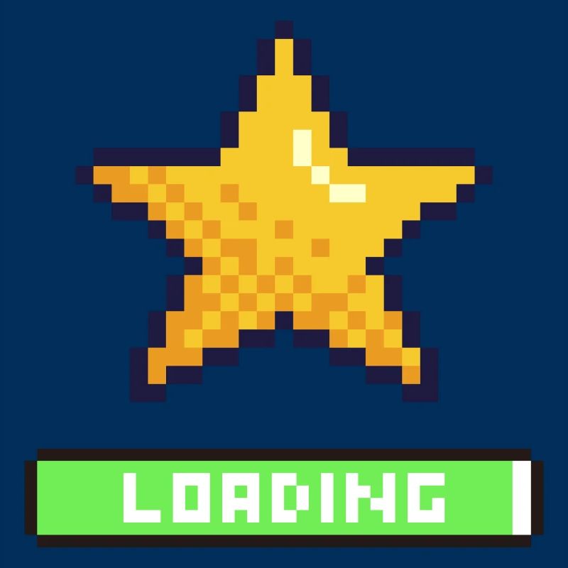 Loading Pixel Star