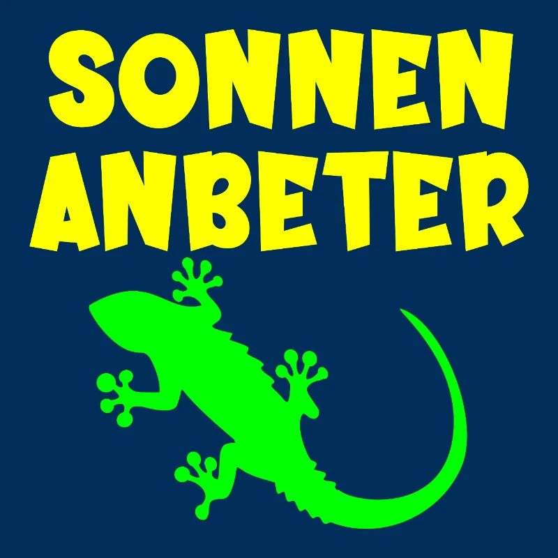 Sonnenanbeter Eidechse - Sommer Sonne