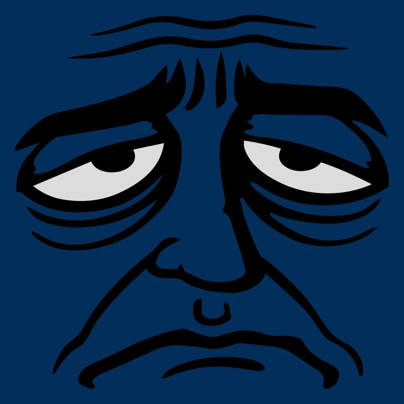 Grumpy sad disappointed face funny