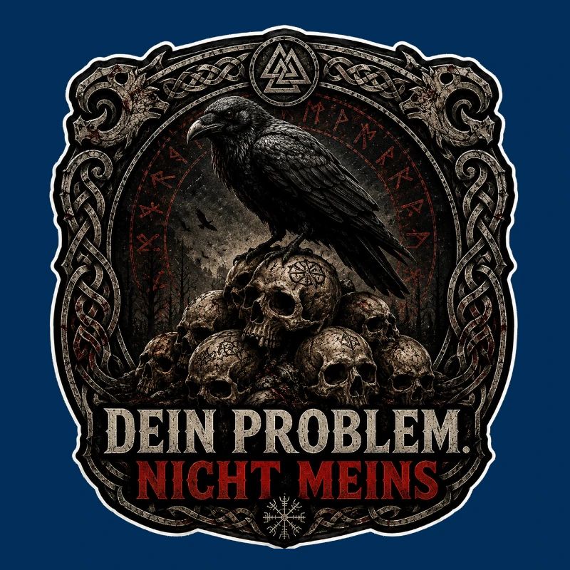 Dein Problem Nicht Meins Gothic Patch