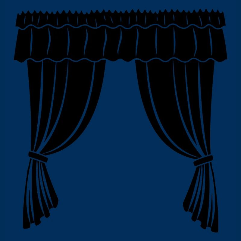 Vorhänge Theater oder Geschäft