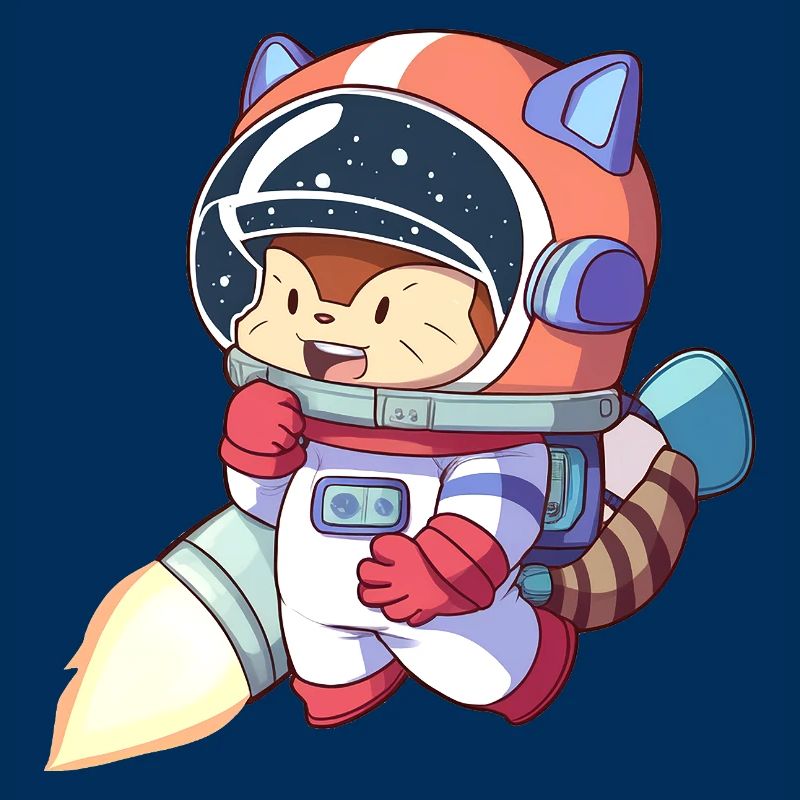 Astronaute chat en combinaison spatiale