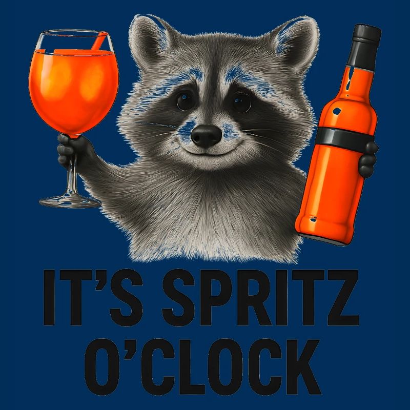 It's Spritz O'Clock Waschbär Party Geschenkidee