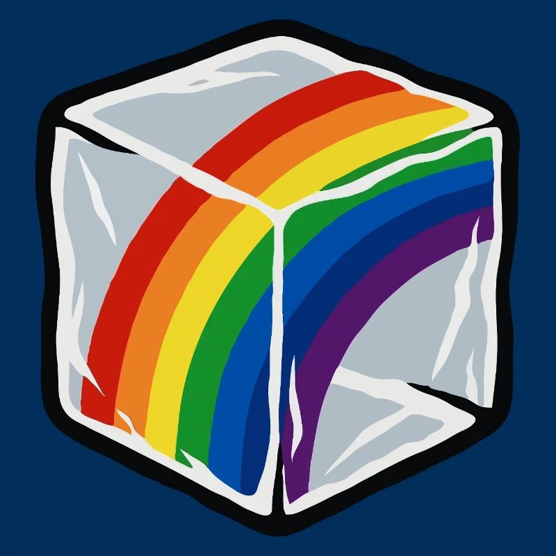 Rainbow in cube