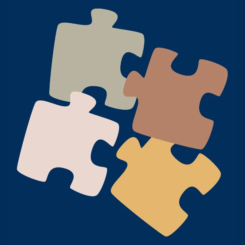 Variété de Patchwork de Puzzles