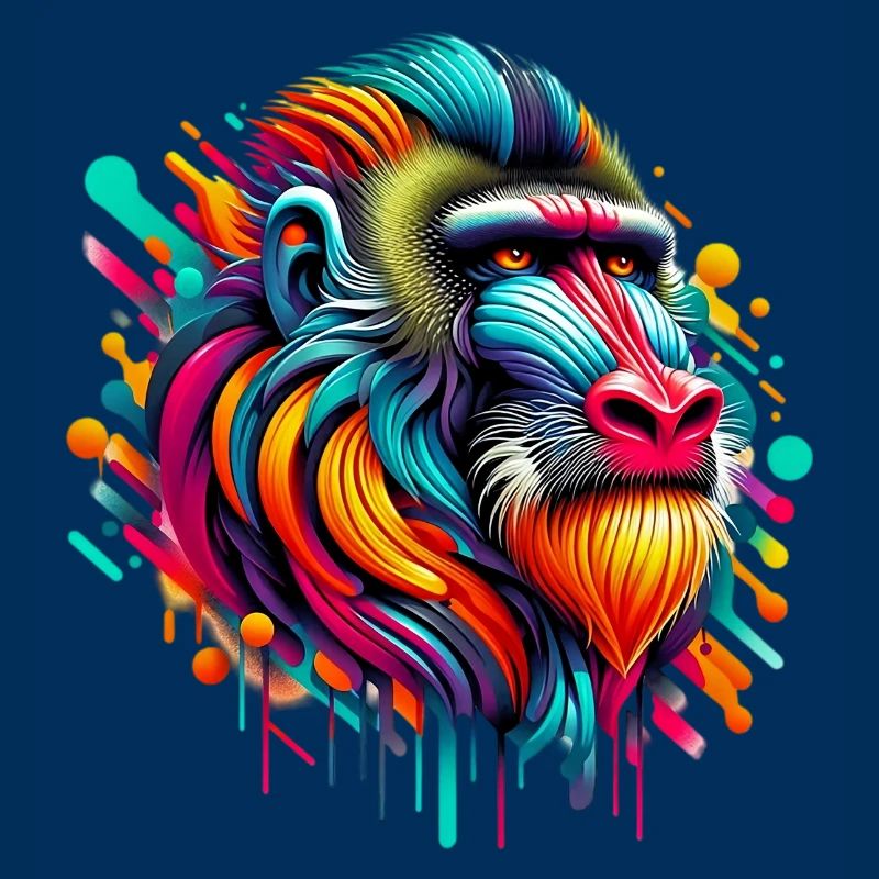 Mandrill-Affe