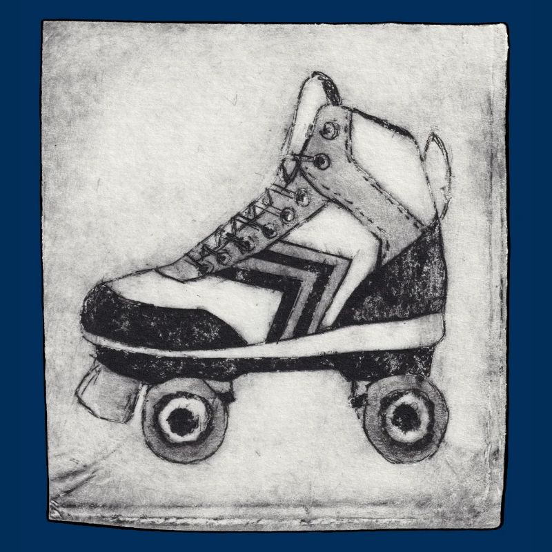 Roller Roller Retro - Sculpté à la main imprimable