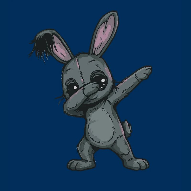 Patchwork Bunny Doodle