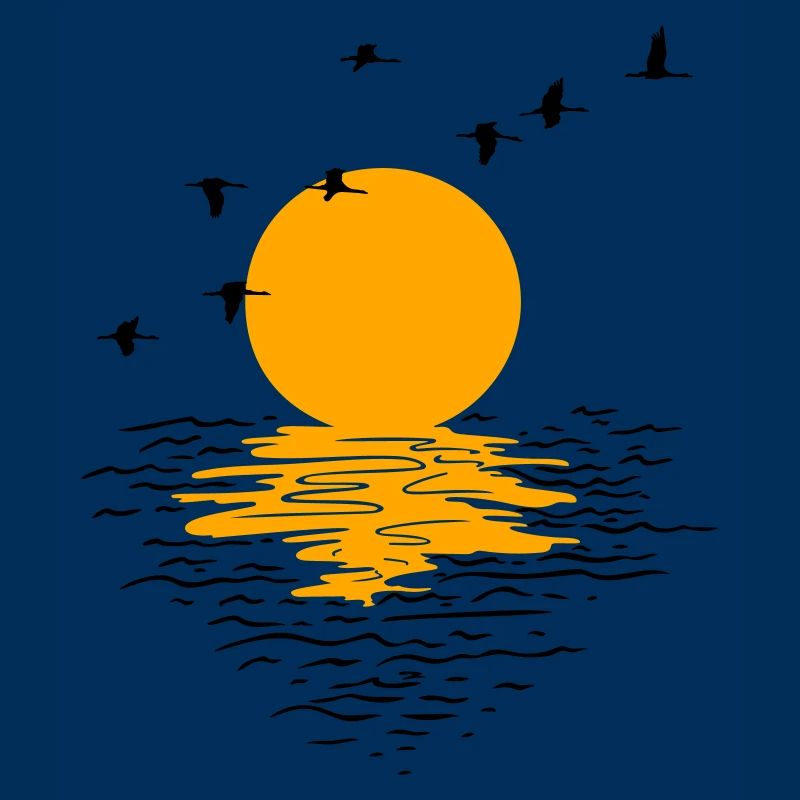 Wild Geese Cranes Spring