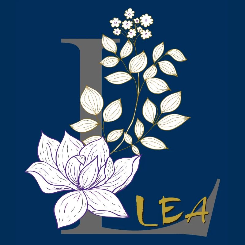 Buchstabe L Initiale Lea