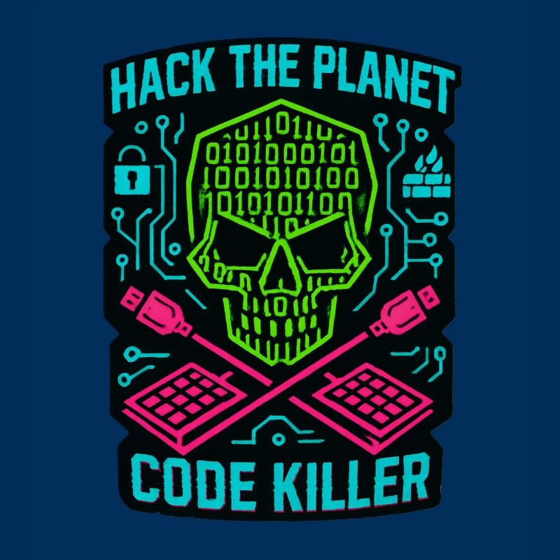 Hack the Planet Code Killer - Cybersécurité