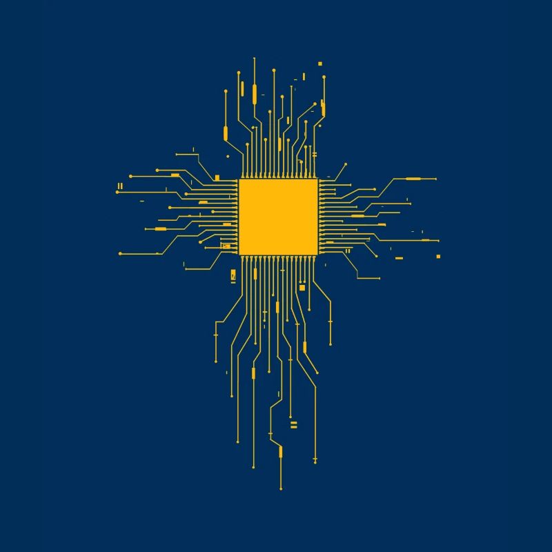 Computer Herz / CPU - Heart