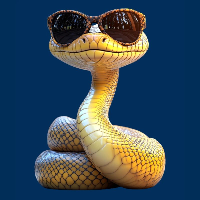 Serpent Python Cobra Mamba Serpent à sonnettes Serpent