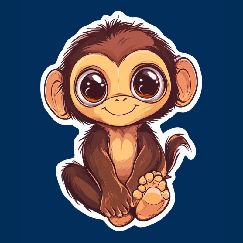 Monkey Cute Monkey Gift for Monkey Fans